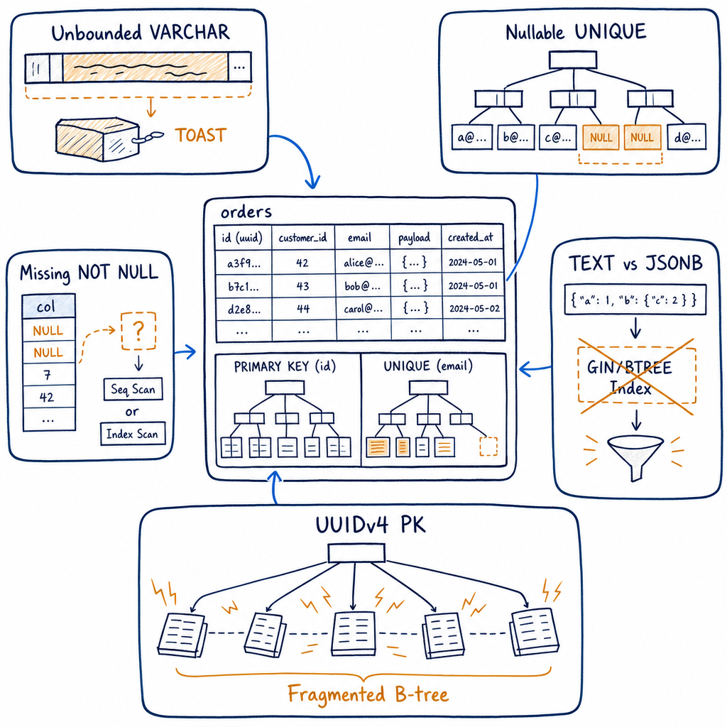 5 Postgres Schema Mistakes That Quietly Kill Performance