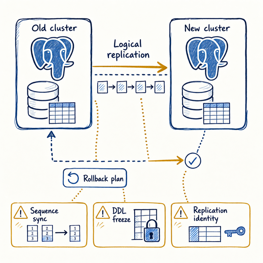 Zero-Downtime Postgres Major Upgrades with Logical Replication