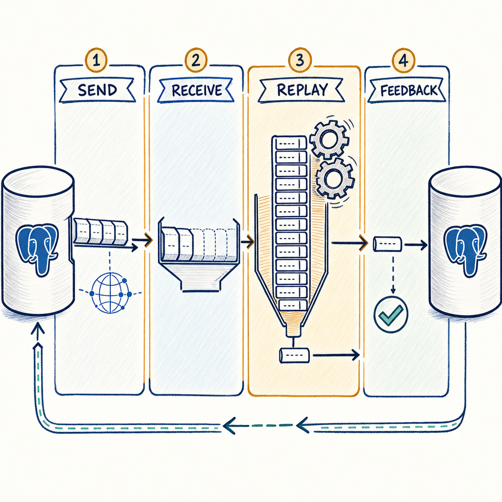 Replication Lag is Not a Single Metric but Four Distinct Stages — Send, Receive,