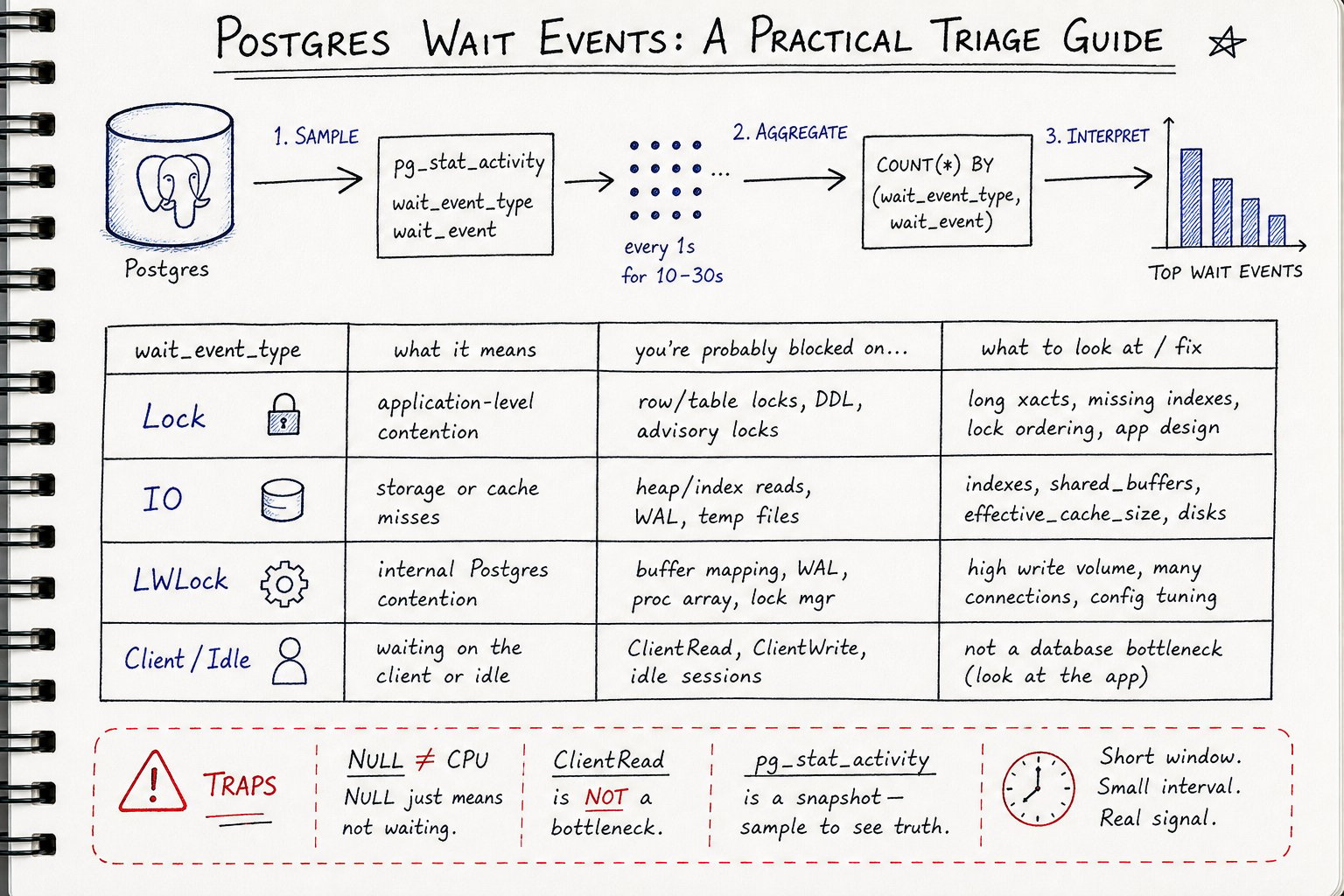Postgres Wait Events: A Practical Triage Guide