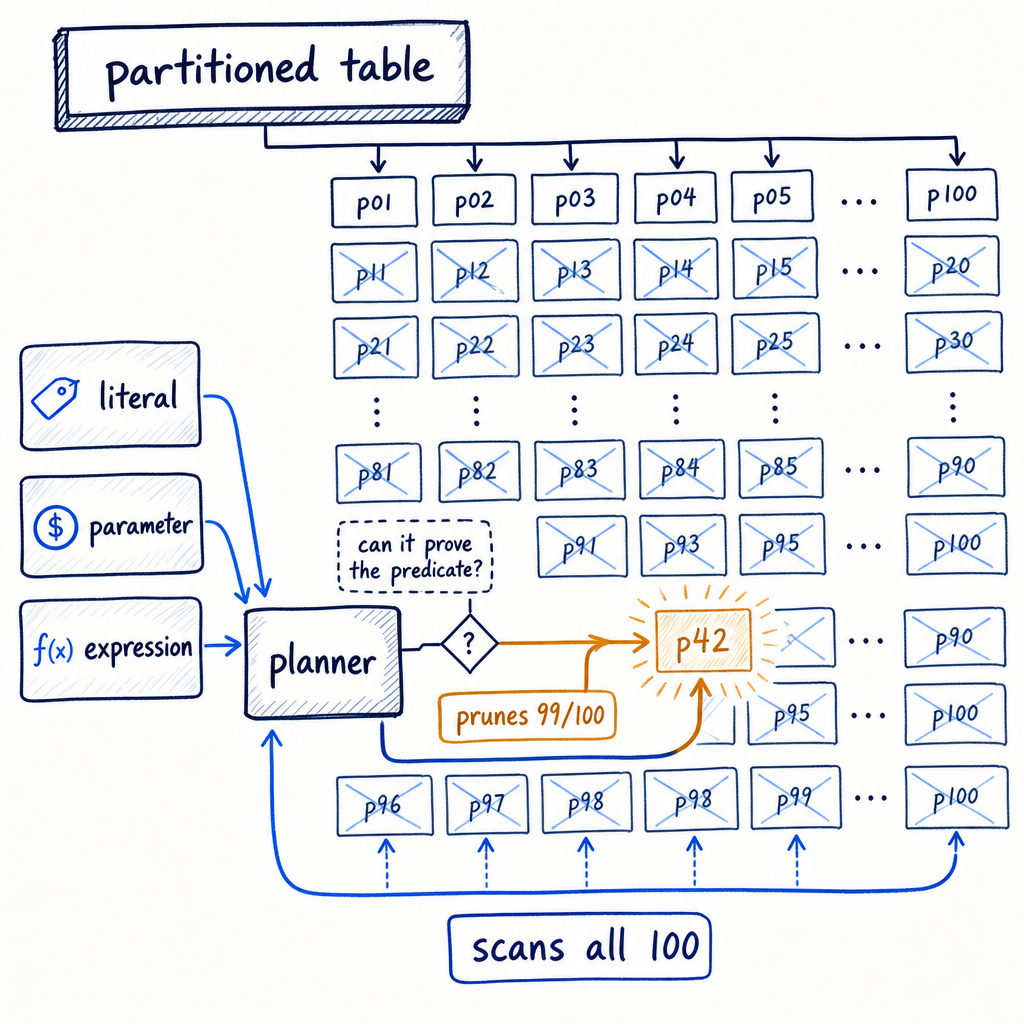 Partition Pruning Isn’t Magic — Here’s When It Actually Works